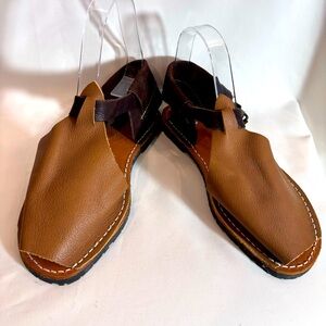 Handcrafted Brown Leather Women’s Sandals